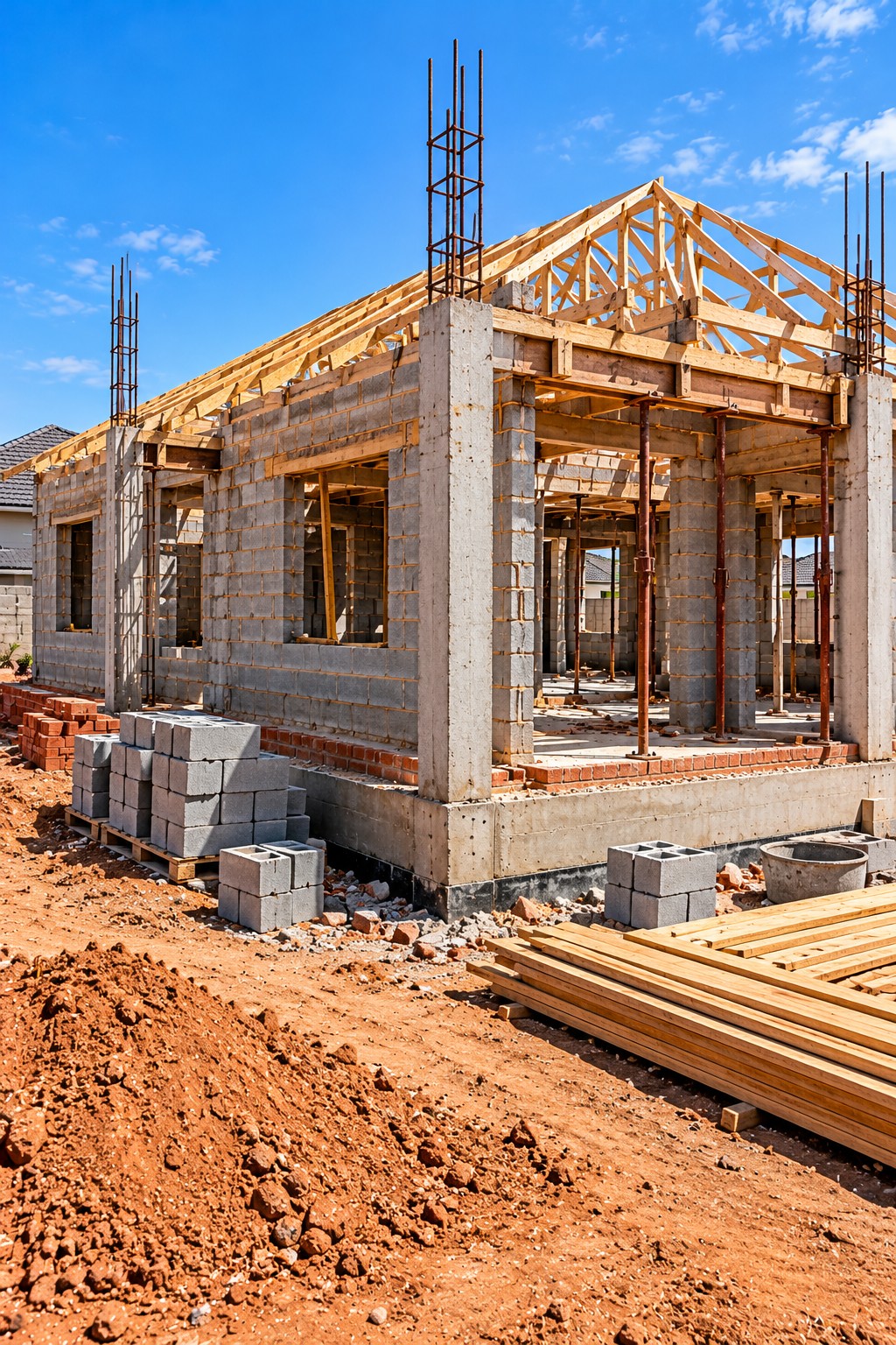 Residential building under construction